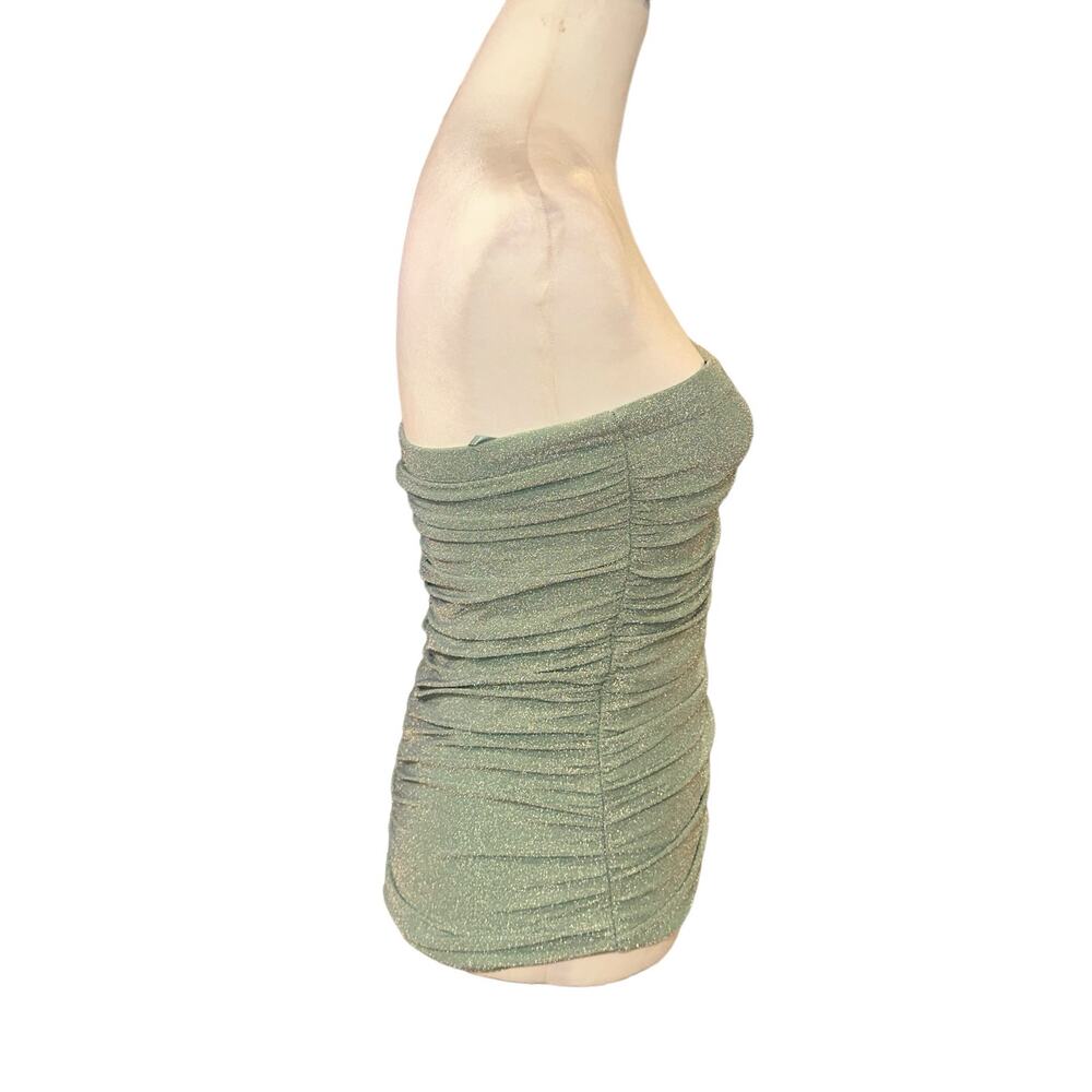 City Studio Strapless Top Small Green - Picture 3 of 3